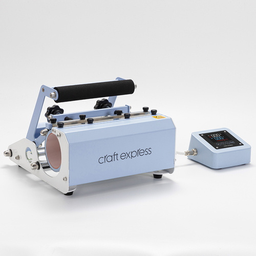 Presse für Tassen und Tumbler, Craft Express Hobby Pro, Blau, für den Sublimations- und Thermotransferdruck
