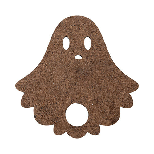 Namensplakette für Becher 480 / 600 / 540 / 750 ml, Hartfaser, Gespenst, für die Sublimation