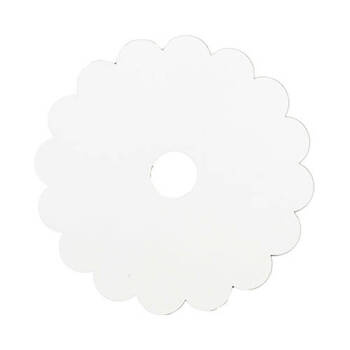 Namensschild für 1200 ml Becher, Hartfaser, Zahnrad, für die Sublimation