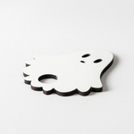 Namensplakette für Becher 480 / 600 / 540 / 750 ml, Hartfaser, Gespenst, für die Sublimation