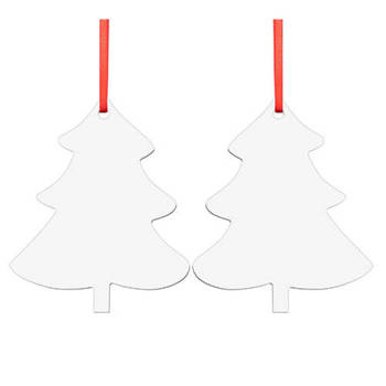 Anhänger, Doppelseitig, MDF, Baum, für den Sublimationsdruck