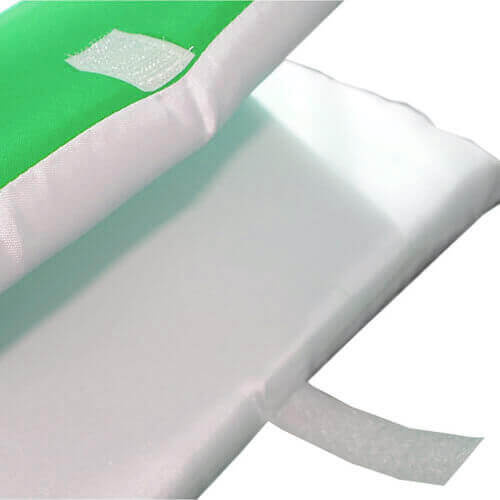 Zweifarbiger Bezug für Sitz, für den Sublimationsdruck - grün