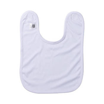 Lätzchen, 29 x 37 cm, Weiß, für den Sublimationsdruck