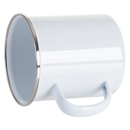 Becher 500 ml, Metall, emailliert, für die Sublimation