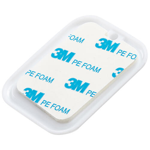 Aufhänger, Kunststoff, Rechteck, Groß, Weiß, für den Sublimationsdruck