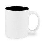 Tasse 330ml, ECO, schwarze Innenseite, für die Sublimation