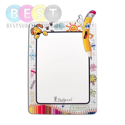 Foto-Rahmen, MDF, Bleistift, für den Sublimationsdruck.