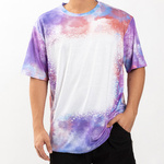 T-Shirt, Cotton-Like Bleached Mist Lavender, für den Sublimationsdruck