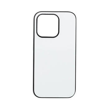 Cover für das iPhone 15 Pro Max, Kunststoff, Schwarz, für den Sublimationsdruck