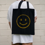 Blatt mit Zirkonia, Smiley, für den Thermotransfer