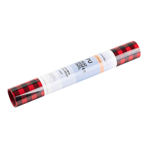 Flex-Folie, Schwarz-Rot-kariert