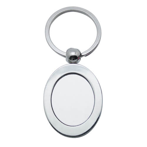 Schlüsselanhänger, Rund, Metall, für den Sublimationsdruck