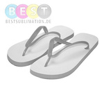 Foto-Badelatschen (Kinder), Grau, für den Sublimationsdruck