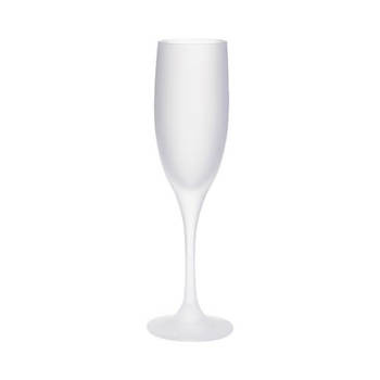 Glas für Champagner, 190 ml, satiniert, für den Sublimationsdruck.