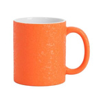 Becher 325 ml mit rissigem Oberflächeneffekt für Sublimation - Orange