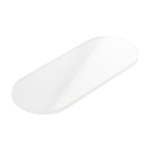 Fußfeile, Glas, abgerundetes Rechteck, für die Sublimation