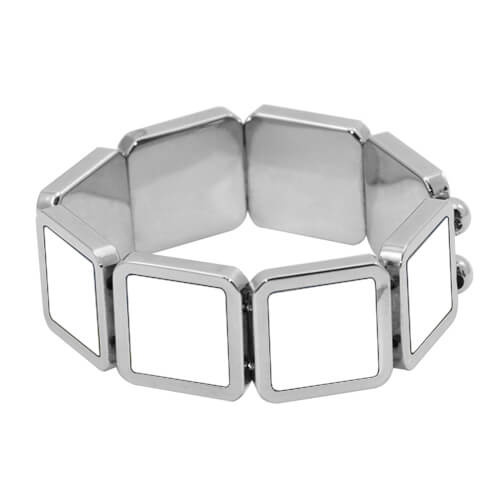 Armband mit 9 Plättchen, für den Sublimationsdruck