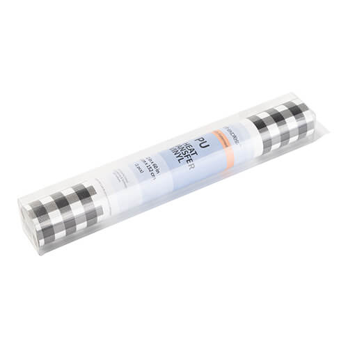 Flex-Folie, Schwarz-Weiß-kariert