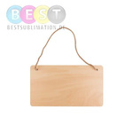 Rahmen, Türschild, 26 x 14,5 cm, Sperrholz, für den Sublimationsdruck