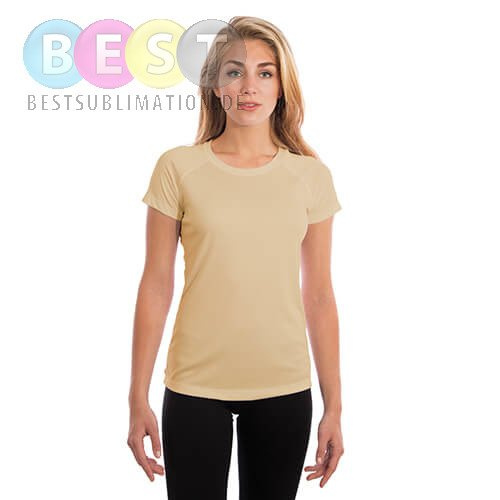 Damen T-Shirt, Solar, Kurzärmlig, Pale Yellow, für den Sublimationsdruck