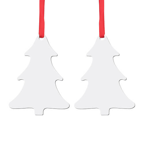 Anhänger, Doppelseitig, MDF, Christbaum, für den Sublimationsdruck