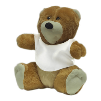 Teddybär, mit T- Shirt, für den Sublimationsdruck