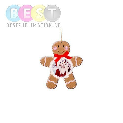 Anhänger, Lebkuchen, für den Sublimationsdruck