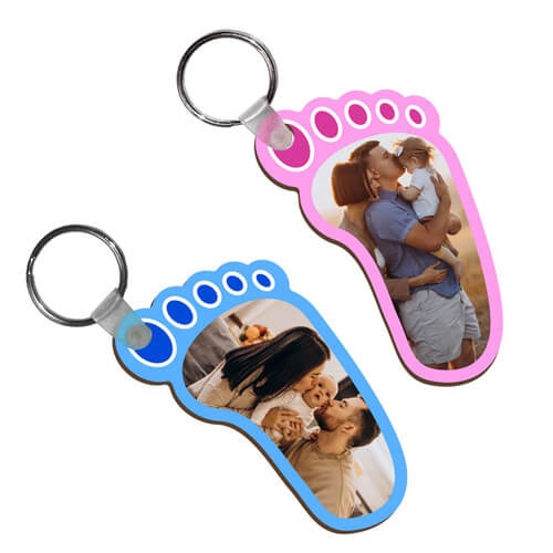 Schlüsselanhänger aus MDF für Sublimation - Fuß