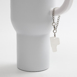 Anhänger für Becher, Acryl, Becher an Kette, für die Sublimation