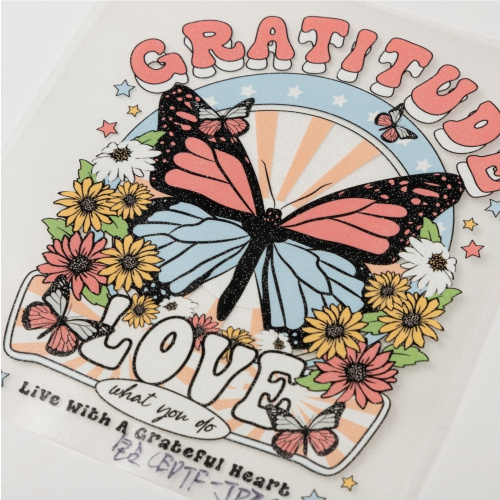 Glitzerfolie für den DTF OtterPro-A4-Druck – 100 Blatt – Silver