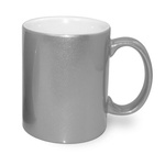 Tasse 330ml, Soft Color, Silber, für die Sublimation