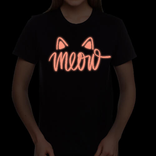 Flex-Folie, Lumineszierend, Rosa, Gelb leuchtend