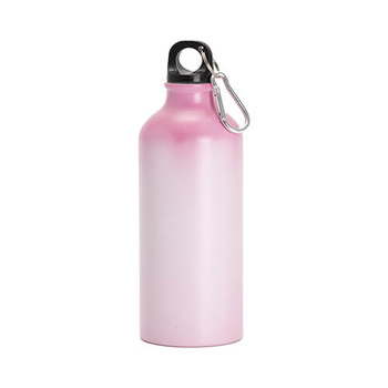 Touristik-Flasche, Farbwechsel, Rosa > Rot, 600 ml, für den Sublimationsdruck