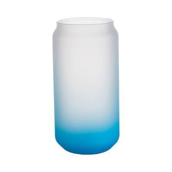 Glas 550 ml, satiniert, Hellblau, für die Sublimation