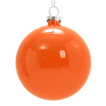 Christbaum-Anhänger, Ø 7,8 cm, Orange, matt, für den Sublimationsdruck