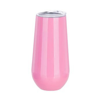 Becher für Champagner, Rosa, für den Sublimationsdruck.