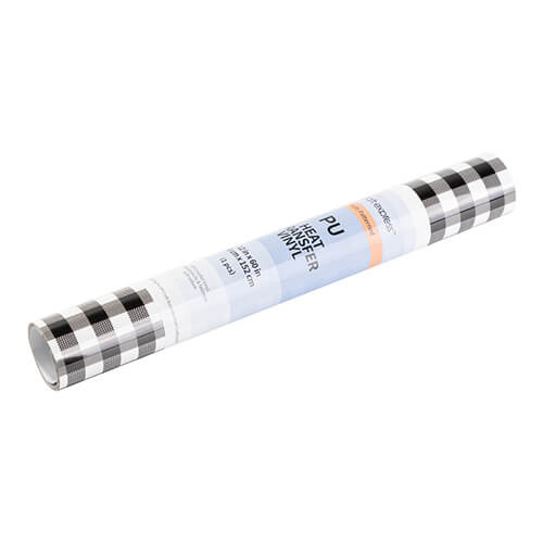 Flex-Folie, Schwarz-Weiß-kariert