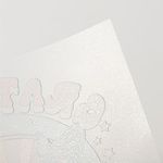 Glitzerfolie für den DTF OtterPro-A4-Druck – 100 Blatt – Silver