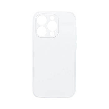 Cover für das iPhone 14 Pro, Kunststoff, Weiß, für den Sublimationsdruck