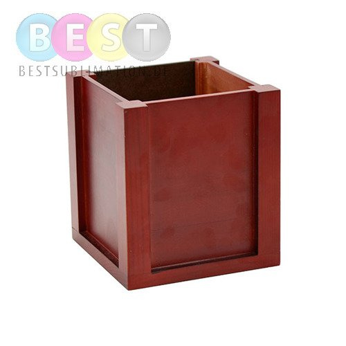 Behälter für Kugelschreiber / Stifte, Holz, für den Sublimationsdruck