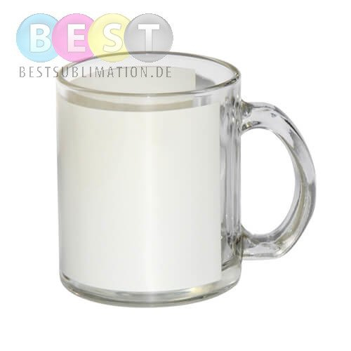 Tasse 330ml, Glas, für die Sublimation