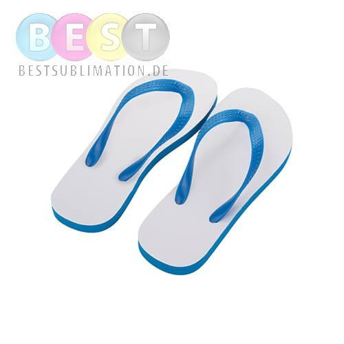 Foto-Badelatschen, Blau, für den Sublimationsdruck