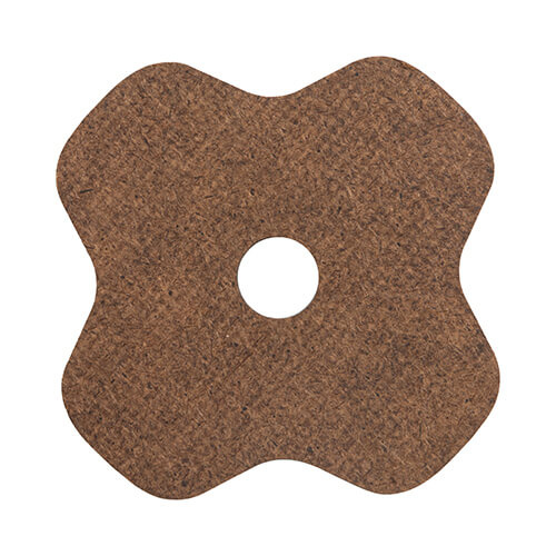 Namensschild für 1200 ml Becher, Hartfaser, Kleeblatt, für die Sublimation