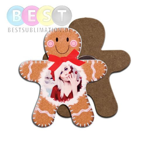 Foto-Rahmen, Magnet, MDF, Lebkuchen, für den Sublimationsdruck