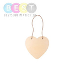 Rahmen, Türschild, Herz, Sperrholz, für den Sublimationsdruck