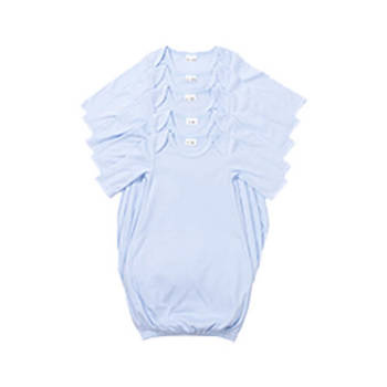 Schlafhemd für Kinder, langärmlig, Hellblau, für den Sublimationsdruck