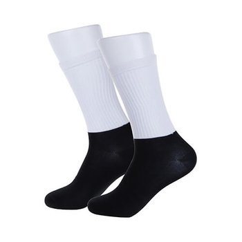 Sportsocken, mit schwarzem Fußteil, für den Sublimationsdruck