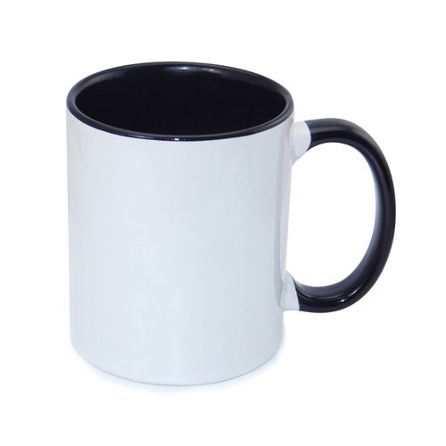 Tasse 330ml FUNNY, ECO, Schwarz, für die Sublimation