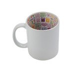 Tasse 330ml, Mit Innenseite "Happy Mother's Day", für die Sublimation