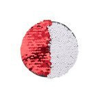 Zweifarbige Pailletten, Kreis Ø 10, Rot, für die Sublimation und Applikation auf Textilien